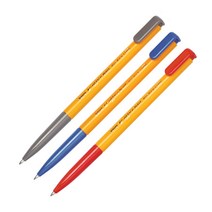 JAVA 자바펜 e-Office 볼펜 1.0mm / 흑청적 / 선명한 색감 / 부드러운 필기감, 자바펜 e-Office 볼펜 1.0mm 블랙
