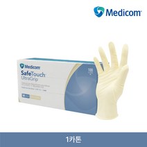 메디컴 라텍스 글러브 의료용 요리용 보건용 주방용 장갑 100매 x 1박스 +국내생산 치과전용칫솔, S