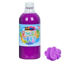 뭉게구름 거품물감 리필 1000ml 낱색 형광보라 미술놀이 물감 물감놀이 유아미술 유아물감 kwk+3478, 상품선택