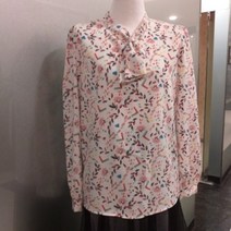 애녹 NC05 반목리본블라우스 ATB15B