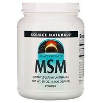 Source Naturals 소스내추럴스 MSM식이유황 파우더 1000g, 1개, 기본