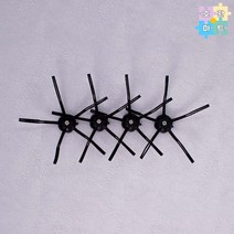 [호환마트]로보락 S7 MaxV Ultra 맥스V 울트라 고품질 사이드 브러쉬 검정 4개 로봇청소기 호환품