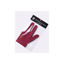 Destiny Ball Teck 한국어 탄성 라이크라 왼손 3 손가락 당구 큐 장갑, Destiny-Wine Red