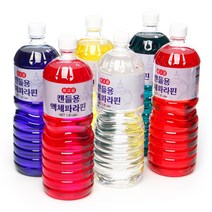 캔들용 액체파라핀 1.8 L 파라핀 오일 1상자 (12병), 빨강