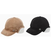 헤지스골프 [헤지스골프] 로고장식 면 캡모자(HWHE2F704), 블랙
