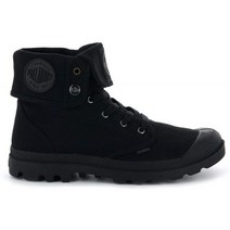 팔라듐 여성 백기 캔버스 부츠 블랙/블랙 9.5M US: 의류