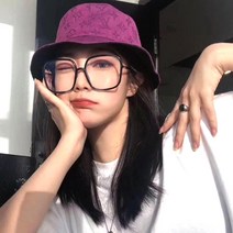 오버핏 빅사이즈 큰 뿔테안경