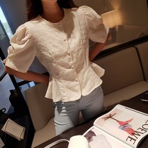 몸매여신 페플럼 블라우스