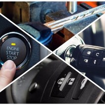 데일리럭키 스마트키 개조서비스 디스플레이키 액정, 2타입, 실버