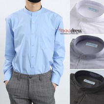 남자 남성 긴팔 차이나 헨리넥 카라 셔츠 남방 와이셔츠 W-10112349