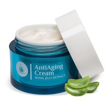 비타민앰플 레티놀 미백 비타민C 씨 기미앰플 세럼 ALOE EXCELLENCE u2013 멀티액티브 뷰티 알로에 베라와 아르 오일이 함유된 페이스 윤기있고 탱탱한 로 얼굴 관리, 안티에이징 데이 앤 나이트 크림