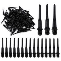 다트 고정밀 전자 다트 내구성 소프트 팁 포인트 플라스틱 전문 다트 블랙 교체 전자 다트 100pcs, 협력사, 100pcs 다트