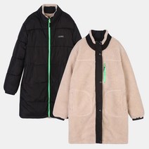 유솔 뽀글이 리버시블 롱패딩 ULJP21W51