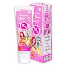 시크릿쥬쥬 튼튼이 치약 딸기향, 80g, 5개