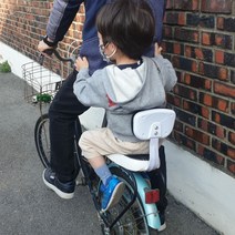 자전거 뒷자리 등받이 안장 블랙, 본상품, 쿠팡 본상품선택, 단품