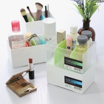 화장품 데스크 서랍정리 파티션 다용도 소품함 LEAD, 4번 슬림 투명