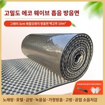 베이스트랩 방음부스 방음재 흡음재, 15.회색 난연성 3cm 복합 고무 및 플라스틱 방음면, 1개