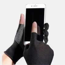 헬스장갑 폴댄스장갑 반장갑 낚시장갑 미끄럼방지 13243EA, 상품선택, 블랙(a)