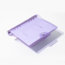 플랜커스 클리어바인더 A5 20공 6공, 라벤더, 6공 타공