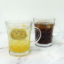 홈카페 인기만점 이쁜 유리컵세트, 6개, 클래식 엠보 머그 280ml