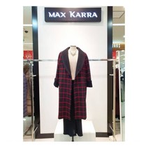 [막스카라] W몰 체크 울 코트 M94MWH013MER1 M94MWH013MER1_5