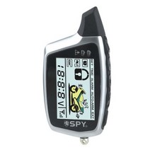 SPY 양방향 오토바이 방지 경보 시스템 LCD 송신기 2 개 원격 시동 엔진 제어 거리 1000m 신제품, 한개옵션0