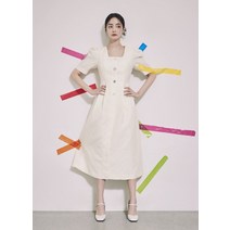 [백화점매장 정품출고] 잇미샤 쟈가드 버튼업 원피스 ITN4WOP110