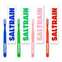 [솔트레인] 은이온 항균 미세모 칫솔 4종 A세트, 화이트