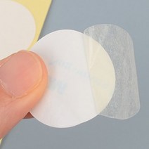 강력 원형양면테이프 자동차 블랙박스부착 부직포, 15mm