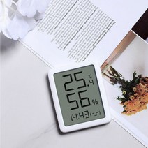 디지털 LCD 신생아 온습도계 온도계 아기 스마트 실내 탁상 벽걸이 미니 건전지포함