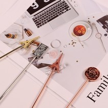 골드 로즈골드 머들러 칵테일머들러(3type), 로즈골드-에펠탑