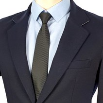 검정 넥타이 지퍼 자동 수동 면접 정장 넥타이 선물