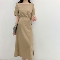 바디라인을 예쁘게 만들어주는 스퀘어넥 롱원피스 50