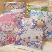 다꾸 도무송 스티커 세트 윰자 랜덤박스 여자아이 선물 조카선물, 1번,3번세트
