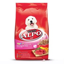 강아지맛좋은사료 알포 1세이하 1.3kg(소고기와 야채) @999EA, 본상품선택