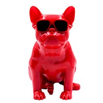 CHINA 불독 블루투스 s5 자르 스피커 프렌치불독 강아지스피커, 브라이트 블랙, 전신 소형