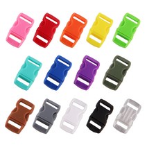 팔찌 만들기 플라스틱 버클 14color 가죽 인식 목걸이 DIY 매듭공예, 레몬