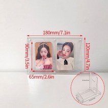 케이팝 포토 카드 홀더 아크릴 프레임 마그네틱 액자 CD 앨범 아이돌 디스플레이 스탠드 데스크탑 장식, As Picture Show, S4 photo frame, 4.S4 photo frame - As Picture