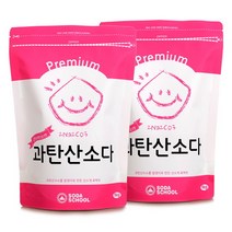 소다스쿨 산소계 표백제 프리미엄 과탄산소다 1kg 2개