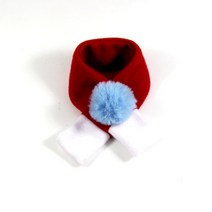 새해 개 고양이 모자 애완 동물 산타 스카프와 칼라 나비 넥타이 강아지 새끼 고양이 위한 스마스 의상 개 액세서리, L, 06 blue