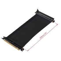 그래픽카드 라이저 흰색 PCI Express 16x 유연한 케이블 라이저 카드 커넥터 X16 확장 포트 어댑터 그래픽, 02 Type 2