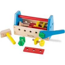 Melissa & Doug 테이크-롱 도구 키트 목조 건축 장난감24, 장난감