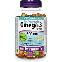 웨버내추럴 오메가3 EPA DHA 300mg 220 미니 소프트젤