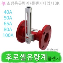 후로셀유량계 플렌지형 소방용 펌프 배관 차압면적식, 플렌지타입 100A