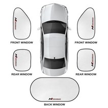 n nline 투싼 소나타 코나 벨로스터 i30 i20 엘란트라 자동차 전면 후면 윈도우 햇빛가리개 커버 자외선 차단 커튼, C