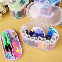 안입는옷리폼 청바지수선 바느질함세트 버눌살 재봉사 DIY 전통 가정용 부자재 클래식, 상세페이지참조, 사각반짇고리세트