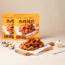 [도우찌] 쓰리치킨 닭다리살 순살 x 2봉지