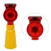 UCL616620미래안전 위험 경고등 태양열 콘용 깜박이 뺑뺑이 공사 신호, 옵션/위험경고등 쏠라 콘용