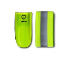 잘츠만 3M 스카치라이트 반사밴드 + 3LED 라이트 클립 세트, 5세트, 옐로우