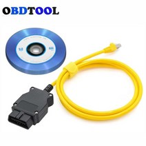 새로운 ENET 케이블 BMW F-시리즈 ICOM OBD2 코딩 진단 이더넷 데이터 OBDII 숨겨진 프로그래밍 도구